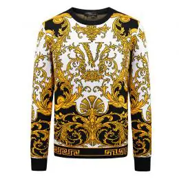 versace pull  manches longues pour homme s_ba7353